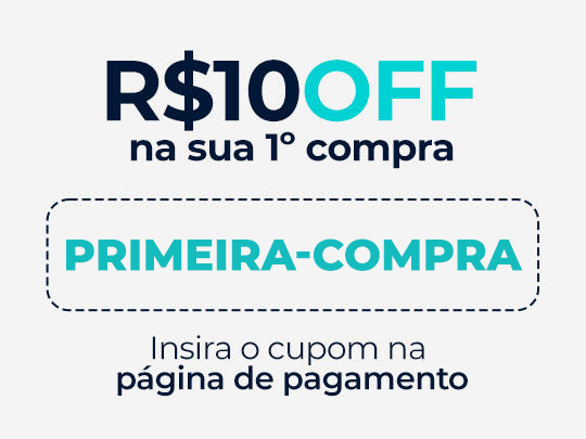 Cupom de desconto para primeira compra na Mundoware